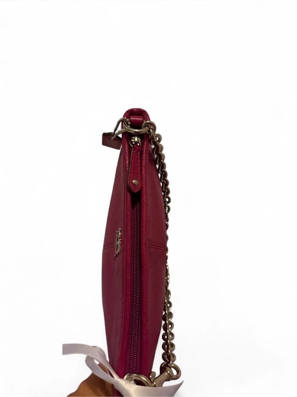 Coach pink Leather Mini Shoulder Bag